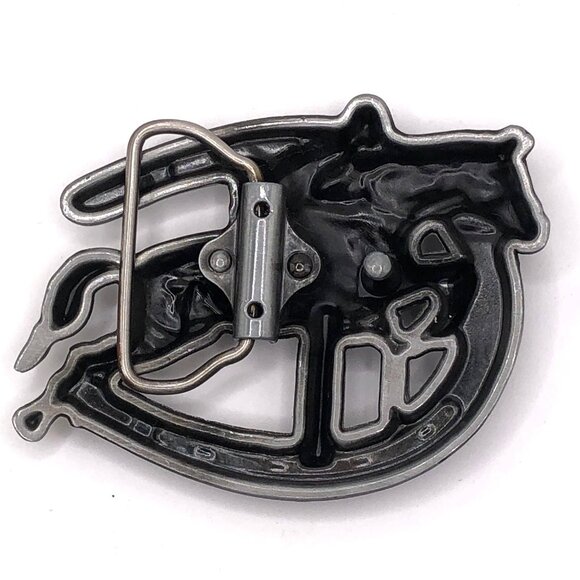 Equestrian-Inspired Horseshoe Belt Buckle — Great Statement Piece - Picture 8 of 9